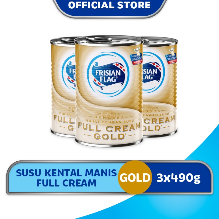 

Terb4ruy Frisian Flag Susu Kental Manis Gold Kaleng 490gr - 3 Pcs In Sale