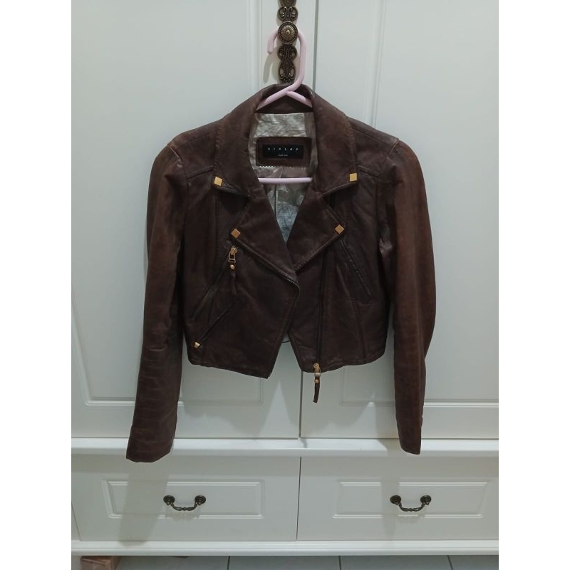 Jaket Kulit Sisley Woman