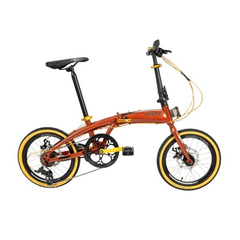 Sepeda Lipat  16 inch Element Police Milan