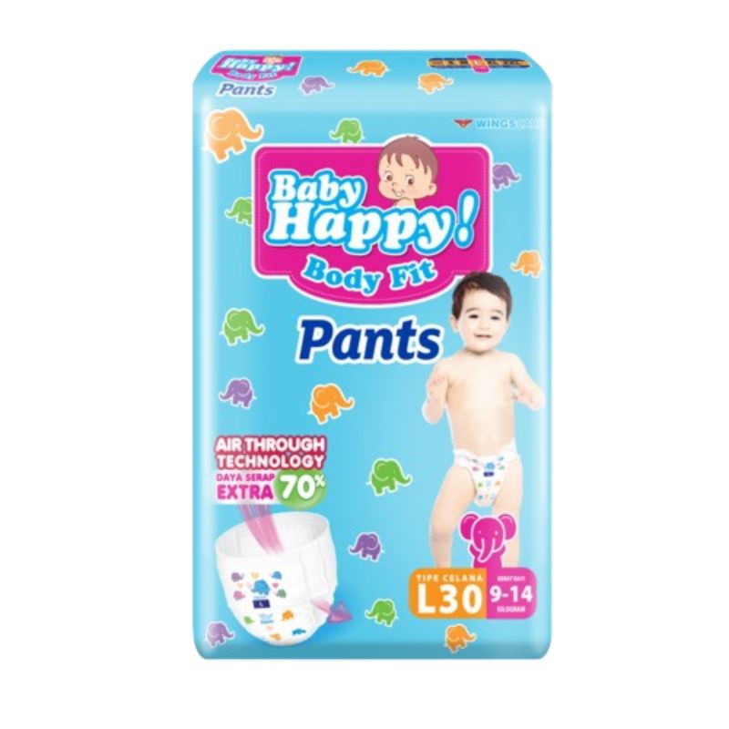 Pampers Baby Happy Ukuran L 30
