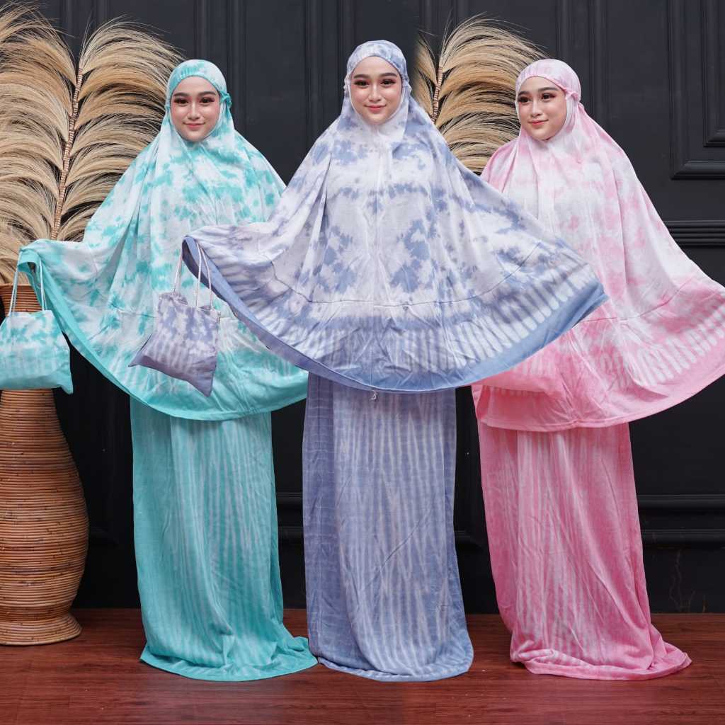 MUKENA MOTIF ABSTRAK GALAR DEWASA/MUKENA REMAJA MUKENA BATIK MUKENA KEKINIAN BAHAN KAOS HARGA PROMO