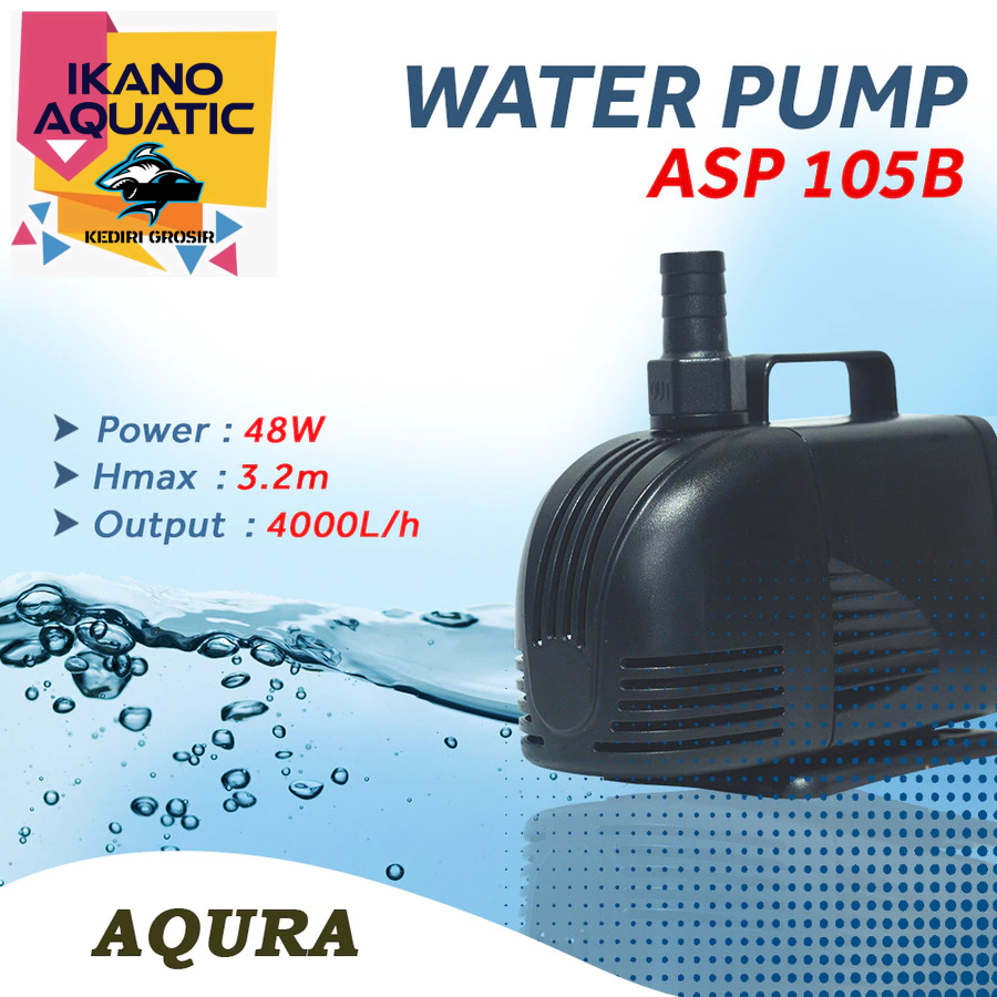 Pompa Air Aqura 105B Kolam/Aquarium