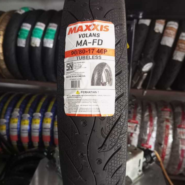 Ban luar Maxxis VOLANS 90/80-17 Tubeless