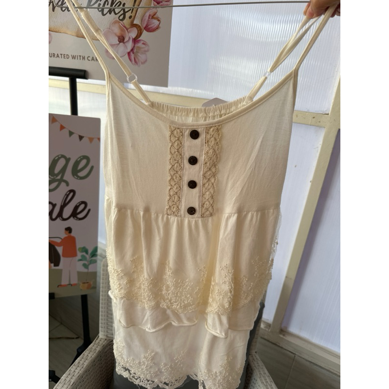 Tanktop renda vintage