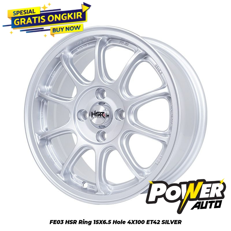 Velg Mobil HSR Wheel Ring 15 Model fe03 Terbaru