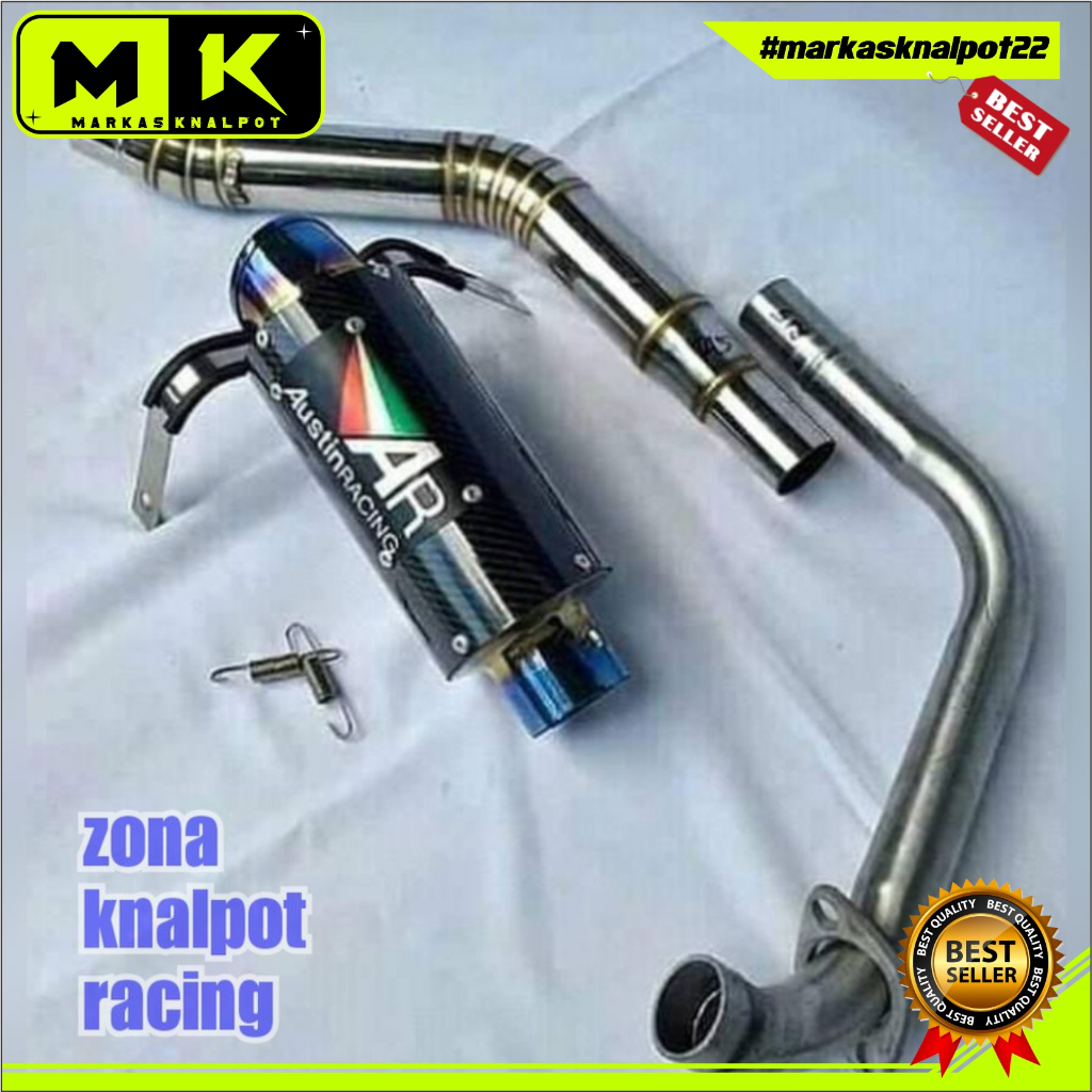 knalpot austin racing cb150r-cbr150r.knalpot austin racing fullsystem KNALPOT BERKUALITAS