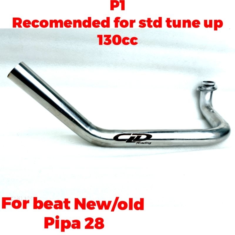 PIPA P1 LEHER KNALPOT CLD BEAT CARBU/BEAT FI/scoopy