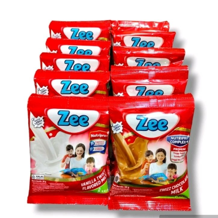 

Zee Susu Bubuk Coklat dan Vanila sachet renceng (10pcs x 39gr)