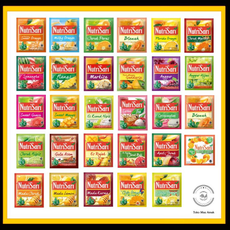 

[KODE YAWEK] Nutrisari renceng all varian rasa 10's