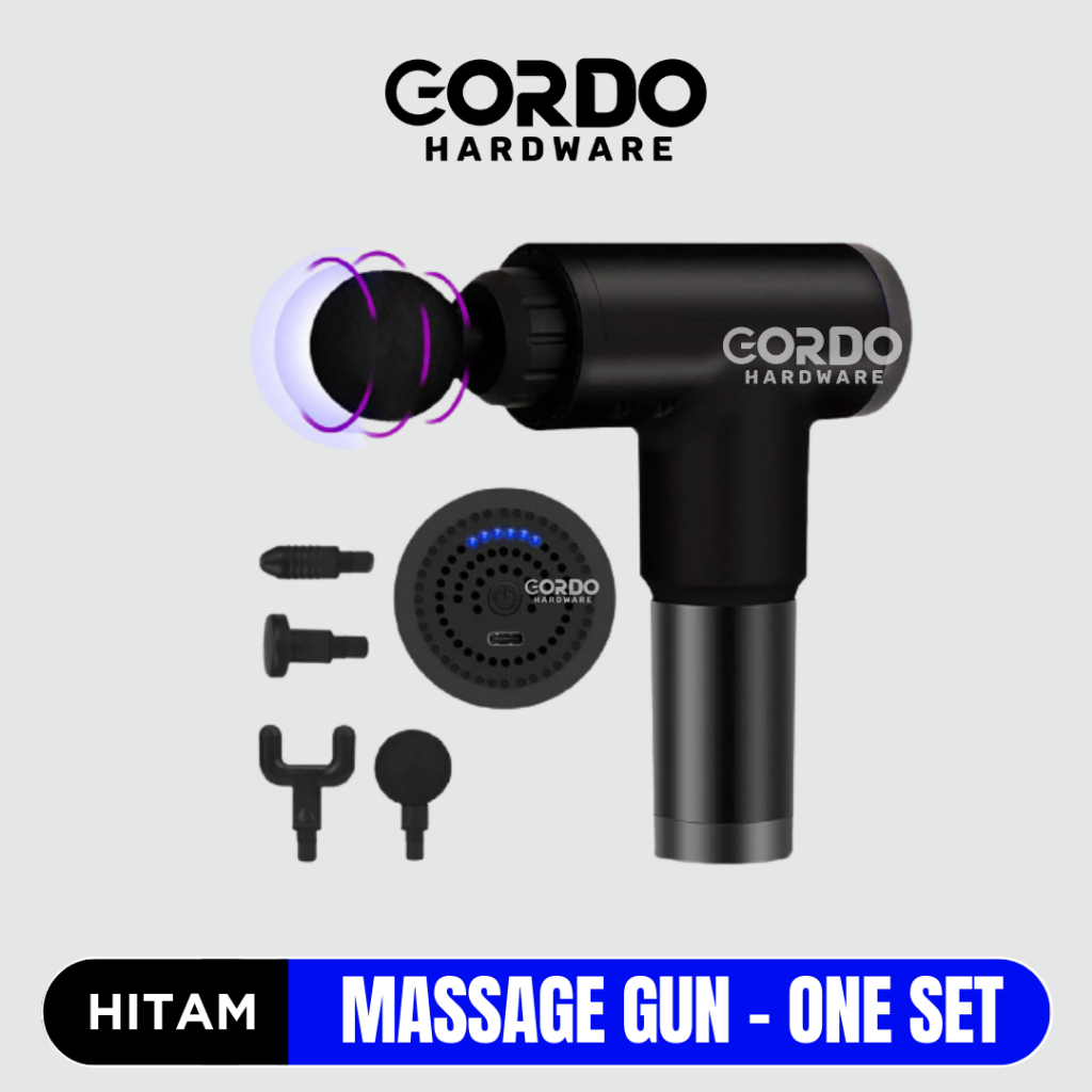 Massage Gun Fisioterapi / Muscle therapy / Alat Pijat Getar Terapi Otot / Muscle Massage Gun