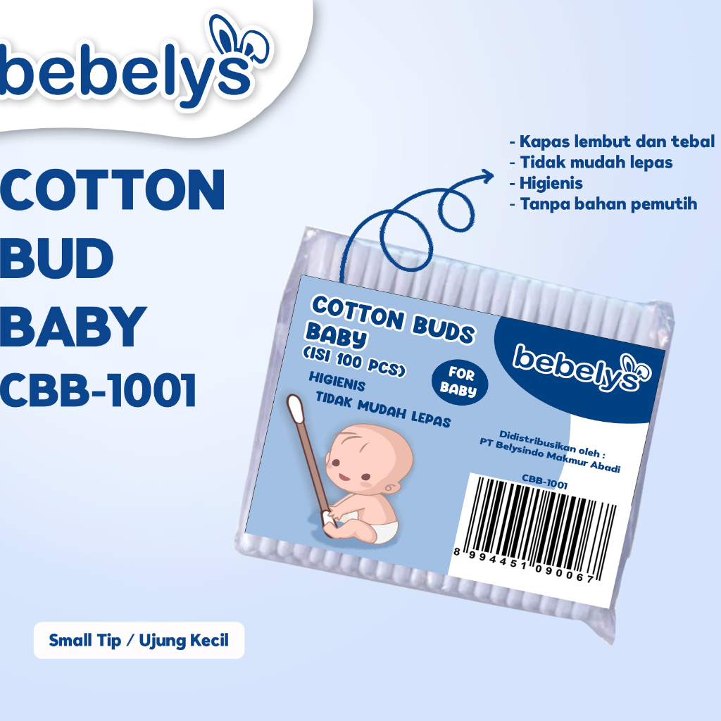 Cotton Bud Bayi Bebelys Ukuran Kecil