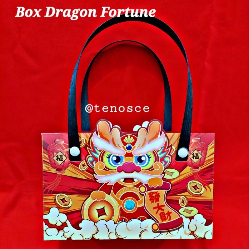 

Box Dragon 2024 Naga Toples Tenteng Hampers Imlek Konien Sincia Fu Hock Barongsai Parcel Hantaran Red Gold GXFC
