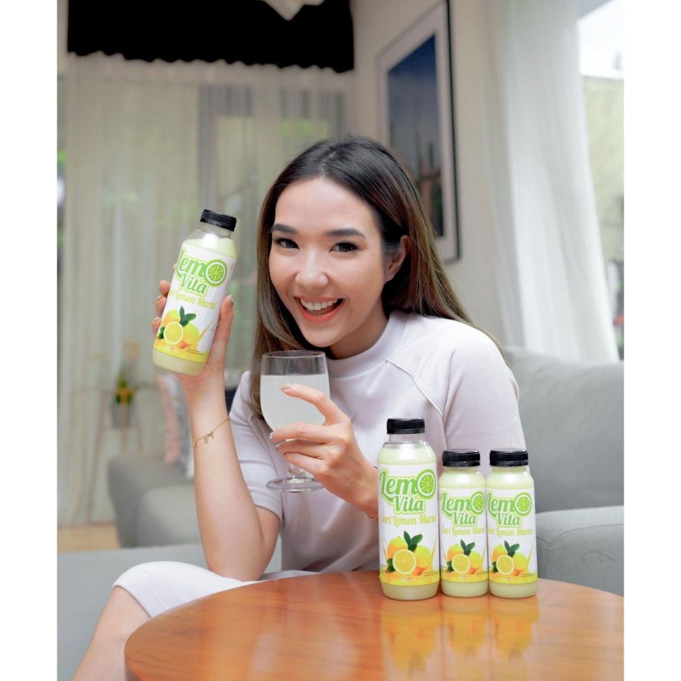 

Sal3 BPOM LEMOVITA Pure Lemon Juice Sari Lemon Asli Murni 100% 250ml bublewrap Fast On