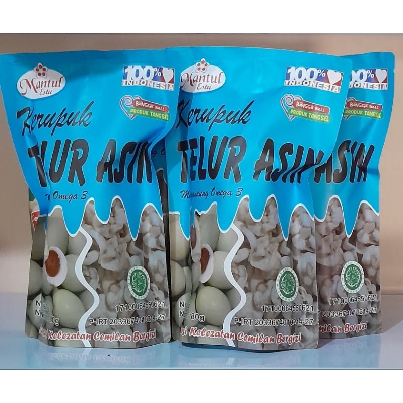 

Kerupuk Telur Asin 80g