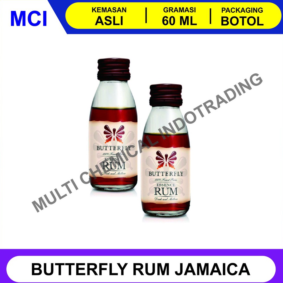 

Terk1n1 RHUM KOEPOE KOEPOE / RUM / RHUM BUTTERFLY KACA 60 ML Kerenz
