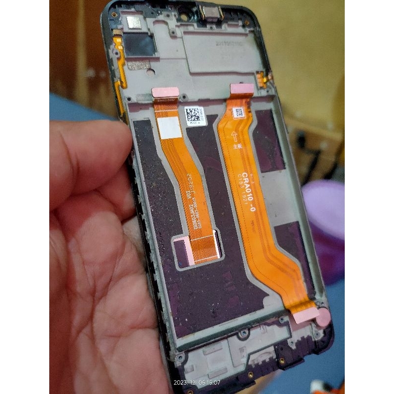 lcd+frame Realme 3 pro Original copotan