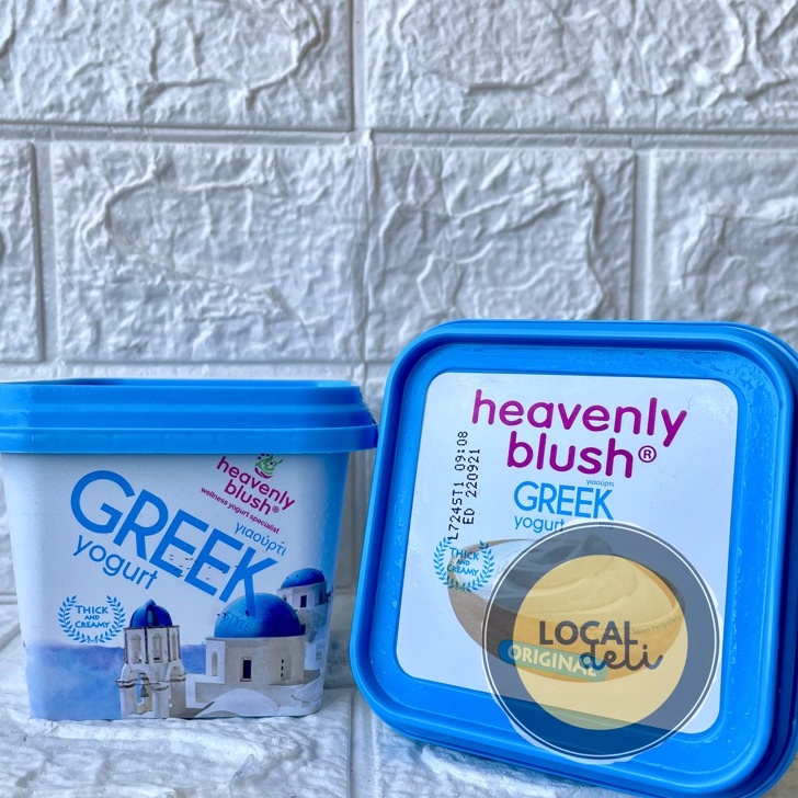 

[KODE TASTT] HEAVENLY BLUSH GREEK PLAIN YOGHURT/ GREEK PLAIN YOGURT/ GREEK YOGHURT ORIGINAL 300gr