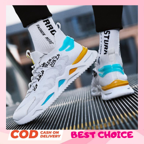 LFS-SP06 Sepatu Lari Pria "TAEHYUNG" Impor Sneakers Running Sport Jogging Kasual Outdoor Training Ri