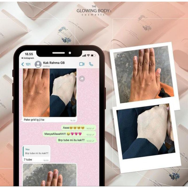 THE GLOWING BODY's cosmetic