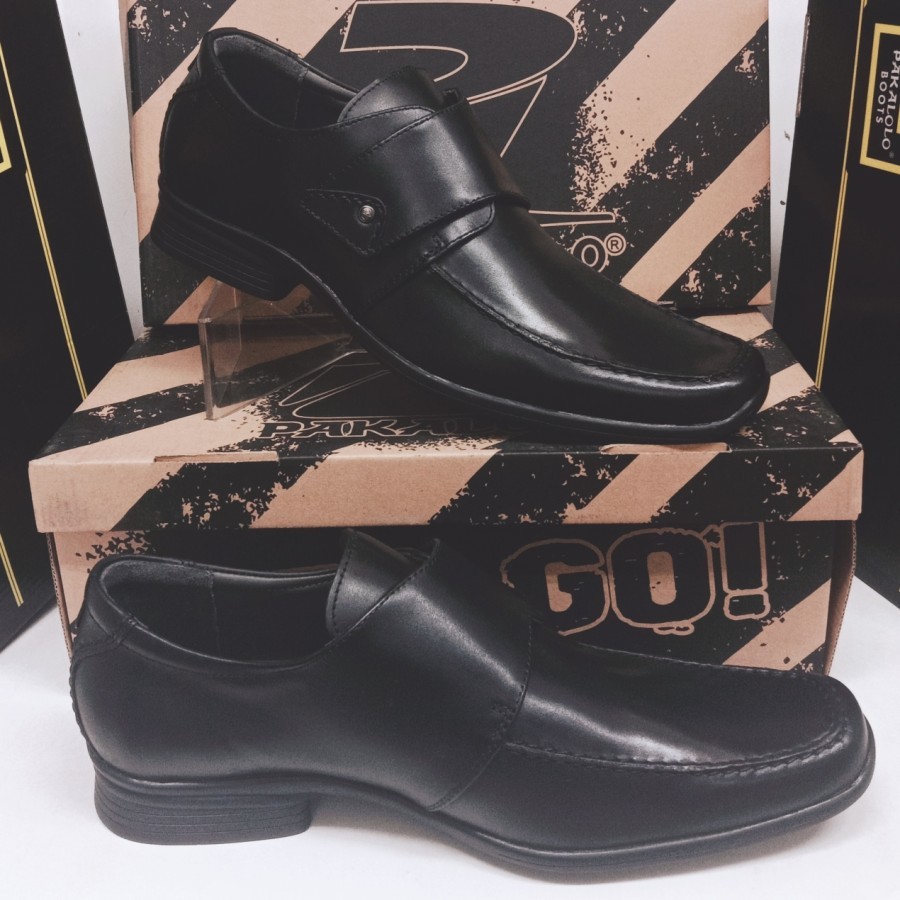 sepatu pantofel pria Pakalolo N 7015 hitam original pakalolo