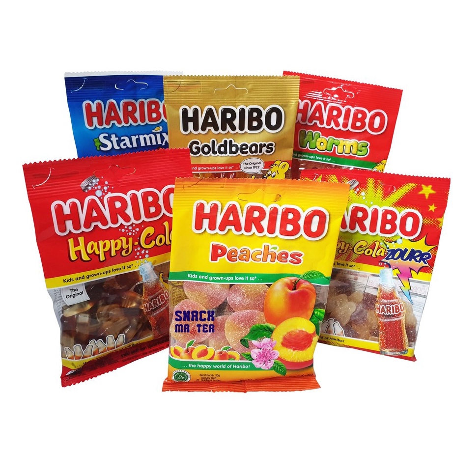 

[KODE PRODUK EPKMC3364] Haribo Jelly Gummy -to 80 gr