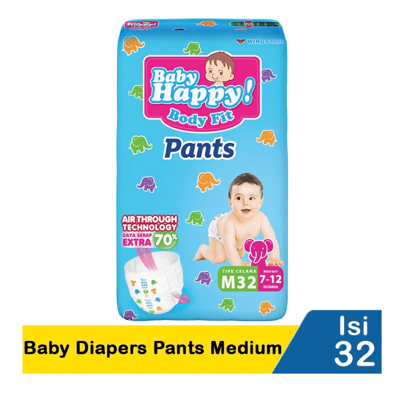 Baby happy pampers pants M32 L28