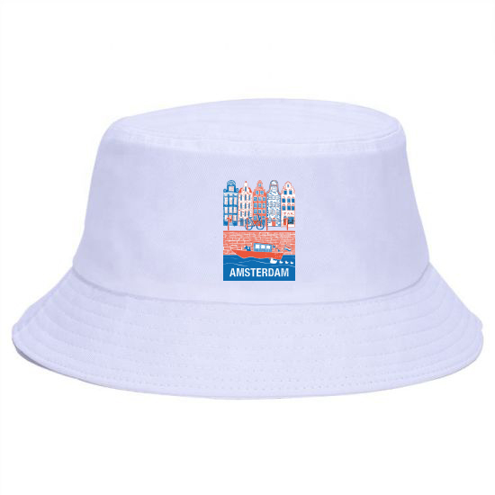 topi bucket premium desain amsterdam belanda