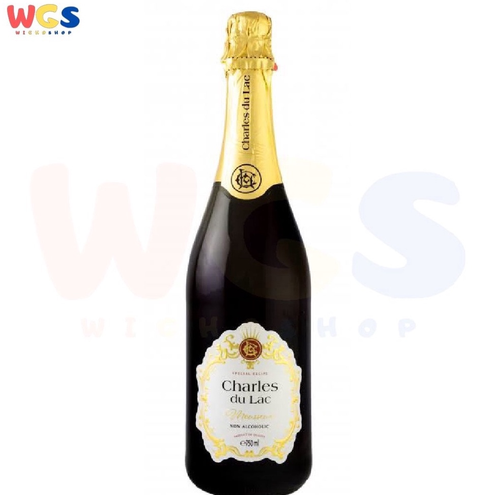 

[KODE PRODUK Y0GP87665] Charles du Lac Sparkling Red Grape Drink Non Alcohol 750ml - Halal