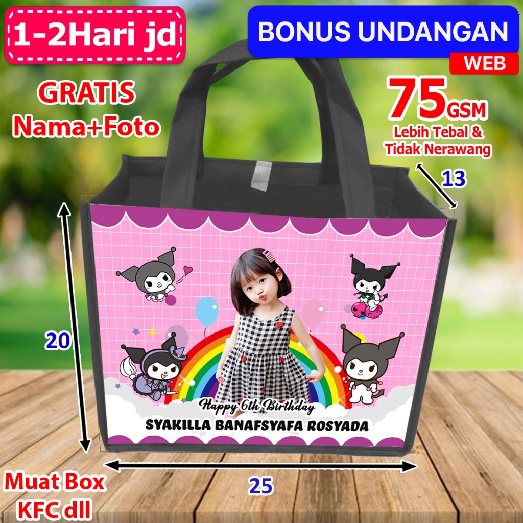 

Tas Kantong Gambar Kuromi