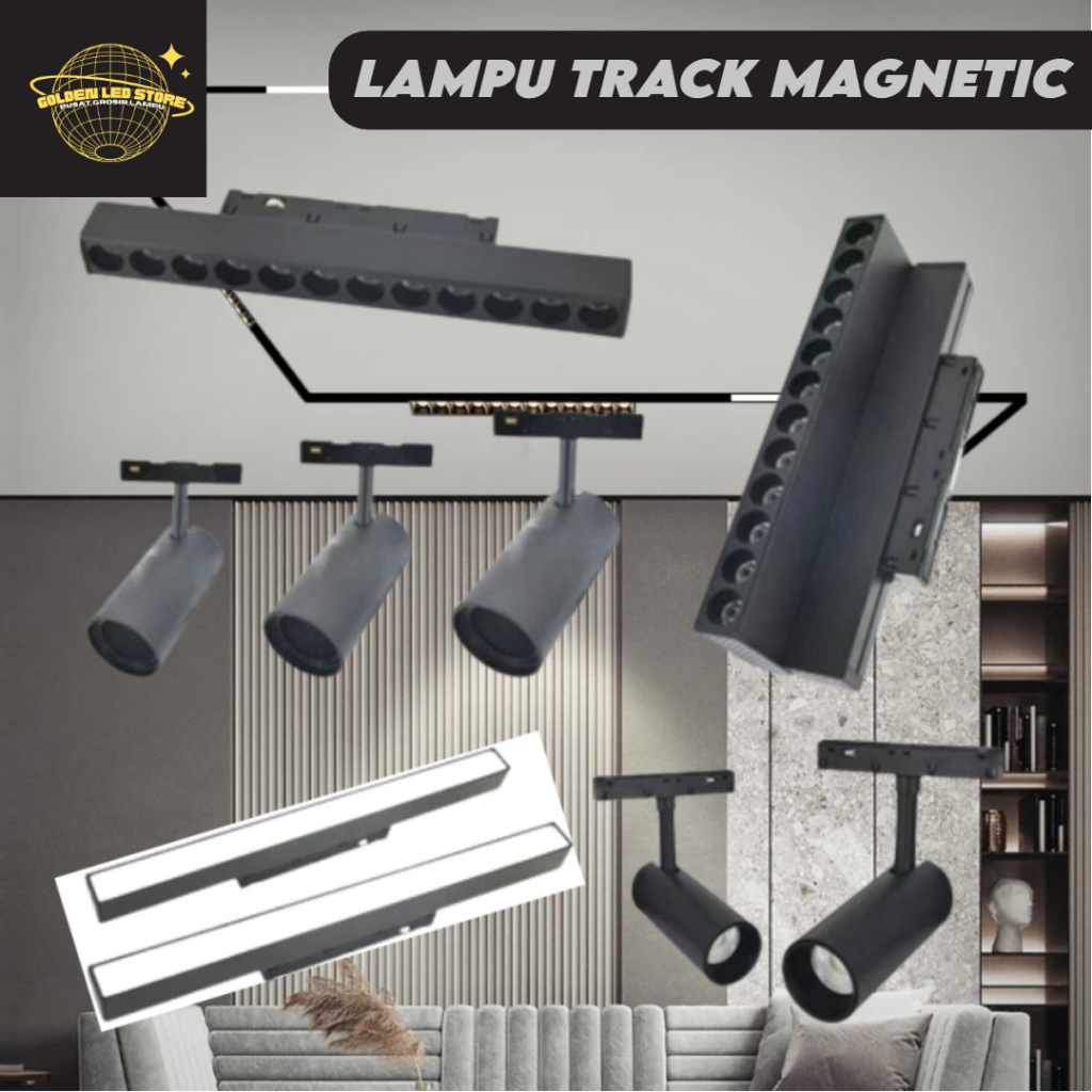 MAGNETIC LED TRACK LAMP / LAMPU TRACK MAGNETIC LED / LAMPU TRACK