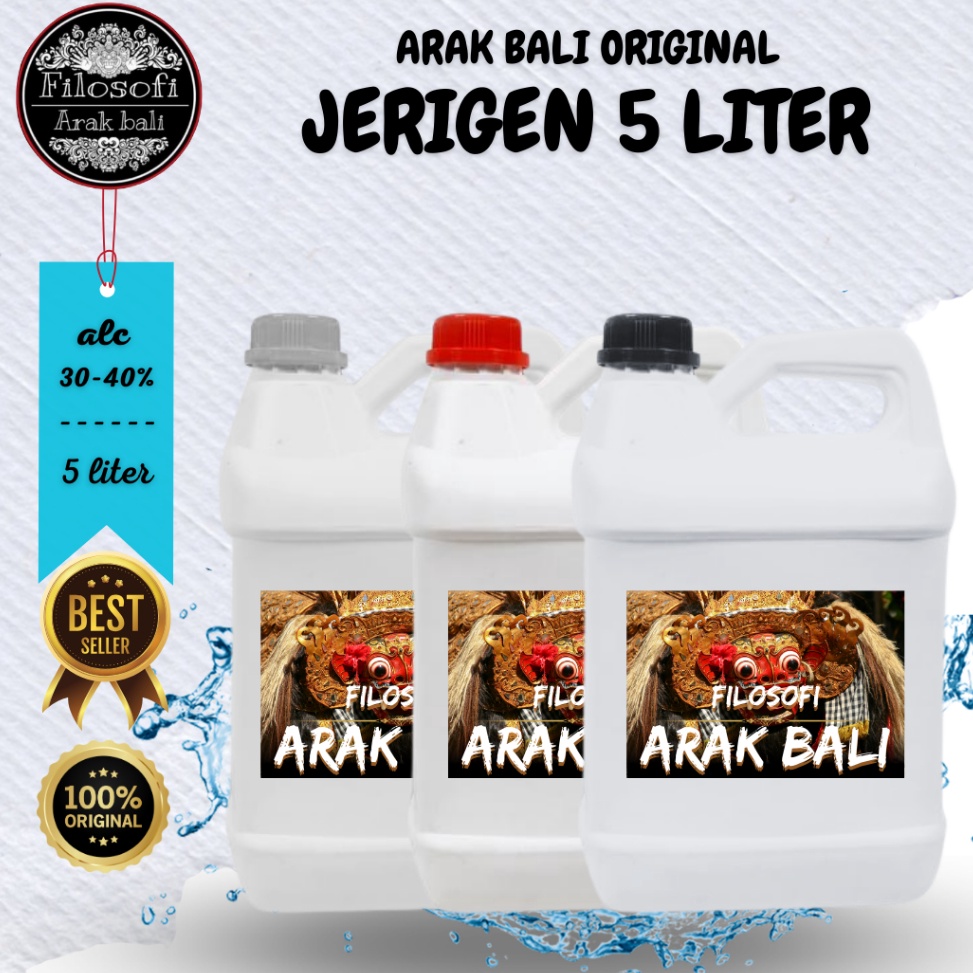

L44r11s [PROMO] jerigen 5 liter original jamu herbal tradisional olahan kelapa asli khas pulau dewata Murah