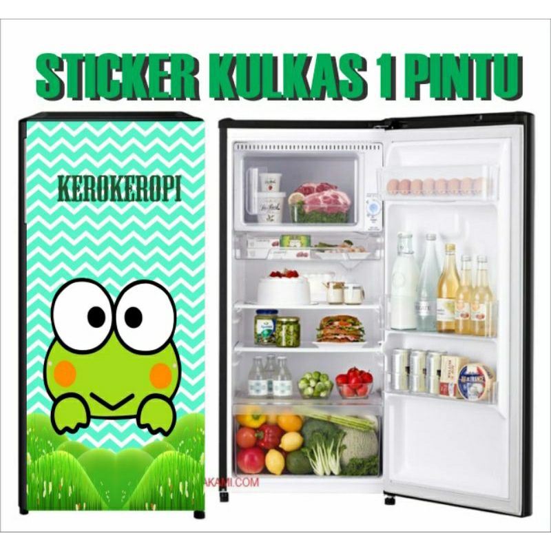 STIKER KULKAS PINTU 1 MOTIF KROPI TERMURAH DAN TERLARIS