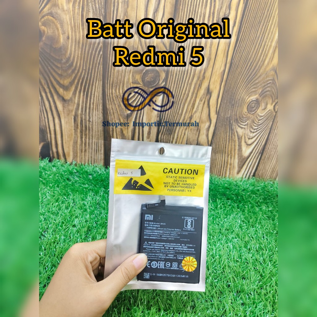 BN 35 BATERAI XIAOMI REDMI 5 / BN 35 ORIGINAL