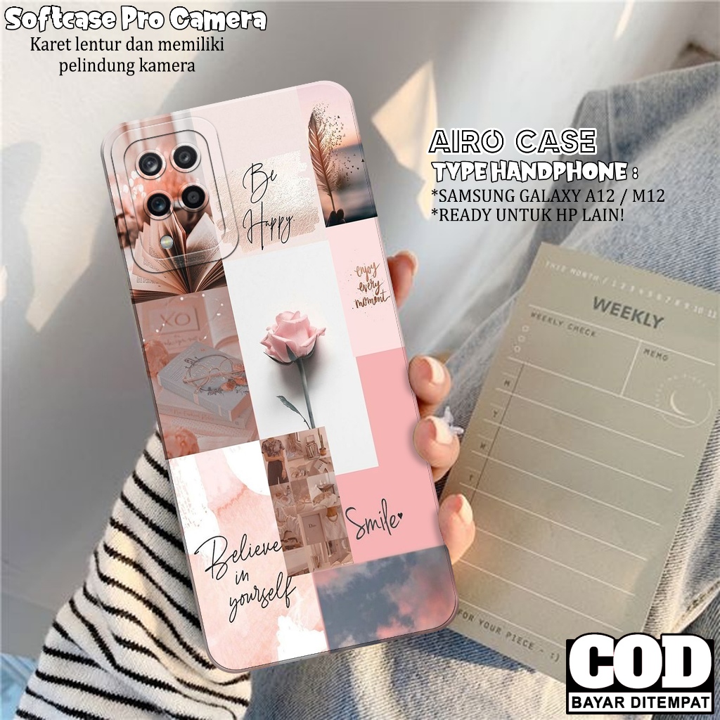 Softcase Samsung Galaxy A12/ M12 - Case Samsung Galaxy A12/ M12 - Casing Samsung Galaxy A12/ M12 -  