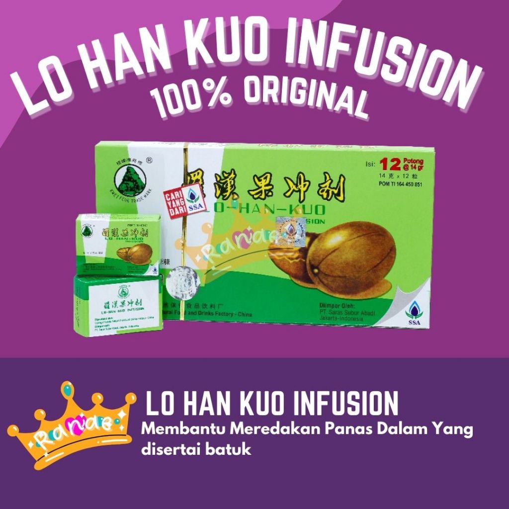 

promo PT Saras Subur Abadi lo han kuo Infusion / lohan kuo / lohankuo infusion