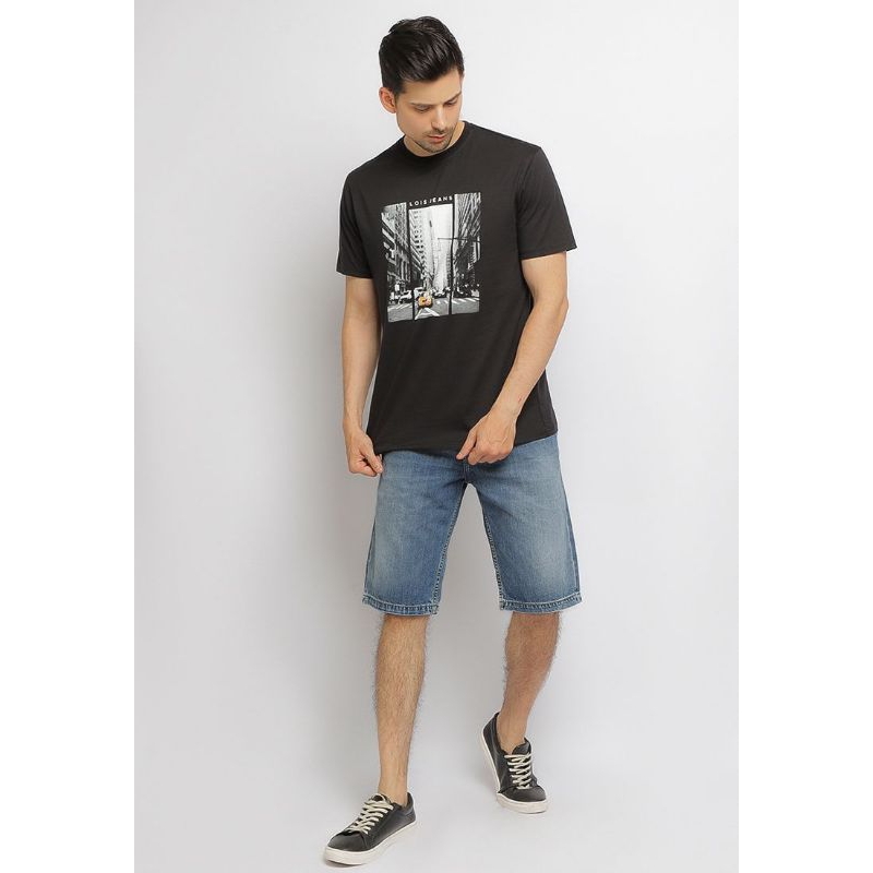 CFD 058 D CELANA PENDEK JEANS LOIS ORIGINAL