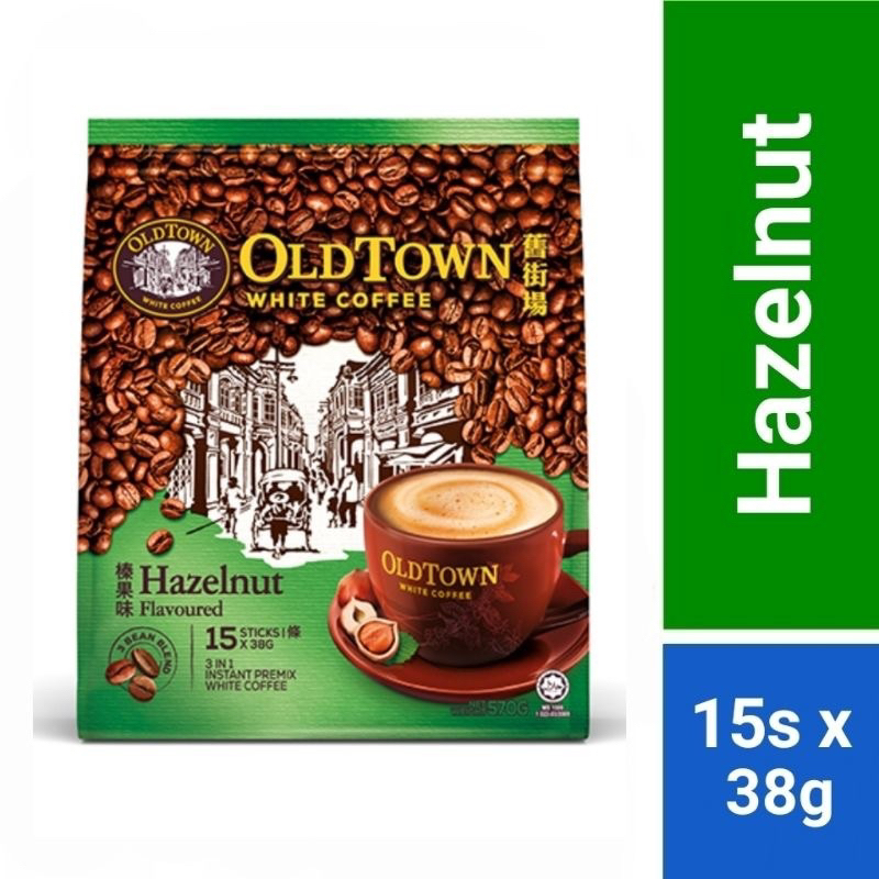 

OldTown White Coffee Old Town Malaysia Hazelnut 3in1 kopi 15 sachet