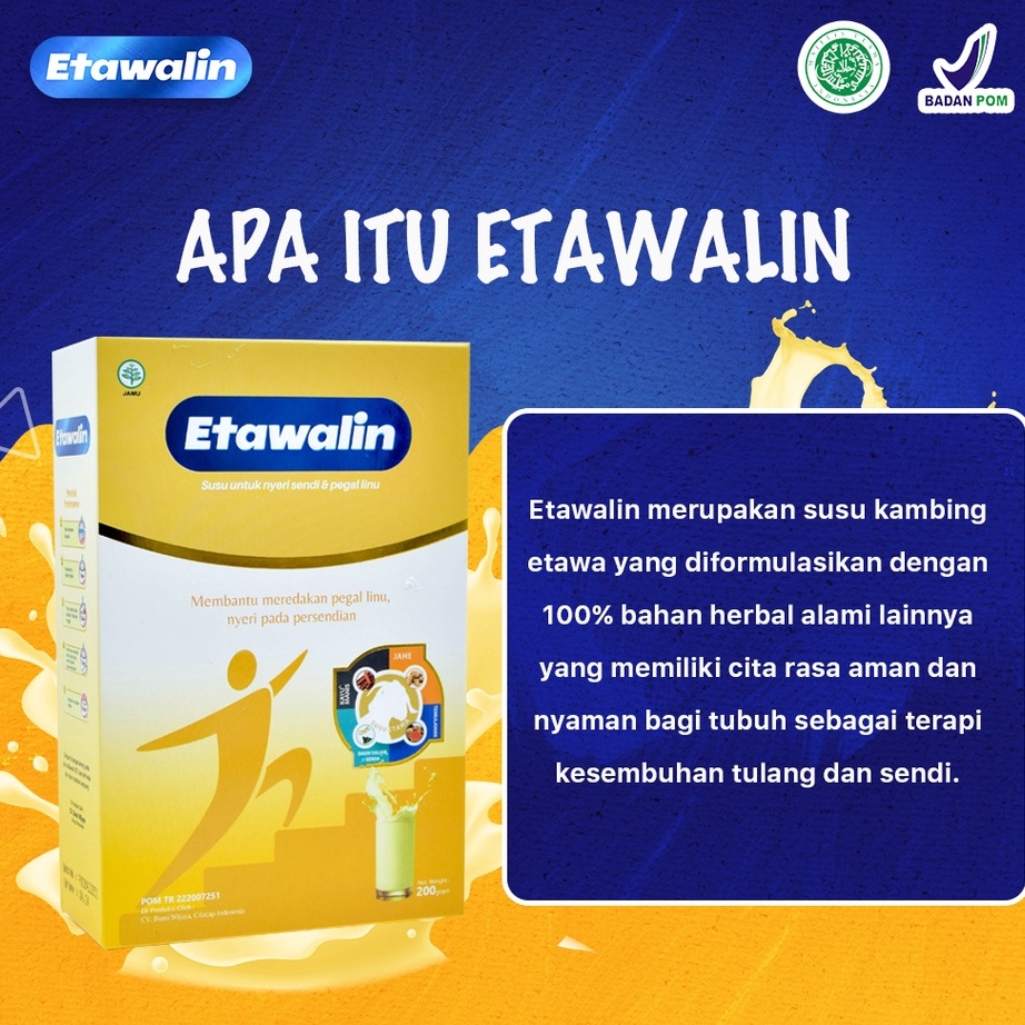 

Best Seller Susu Kambing ETAWALIN | Atasi Nyeri Sendi Sakit Lutut Dan Asam Urat ➫✬✵
