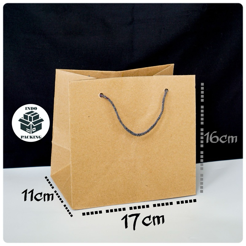 

Paperbag Kraft 17x11x16 / Paper Bag Tas Kertas / Tas Kado