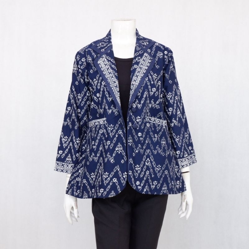 Atasan Blezer Batik Johana 02 cap Garutan.size SMLXLXXL