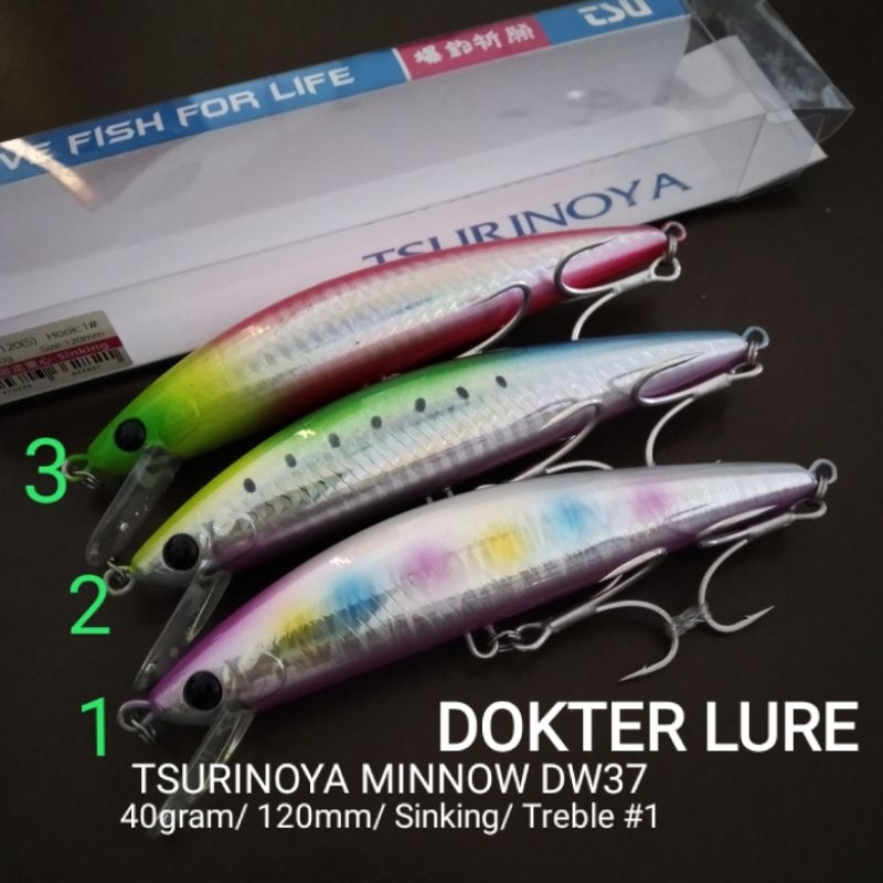 TSURINOYA DW37 40gram Umpan Minnow Lure
