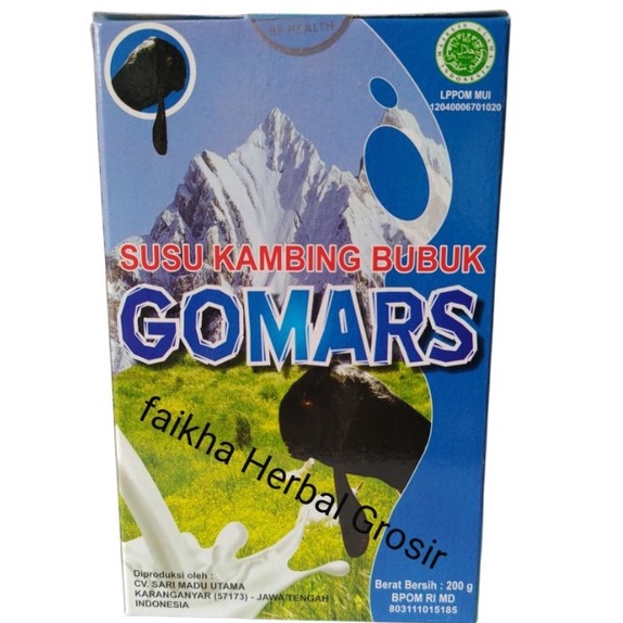 

Stok Banyak Gomars Susu Kambing Ettawa kemasan Kotak Model Baru