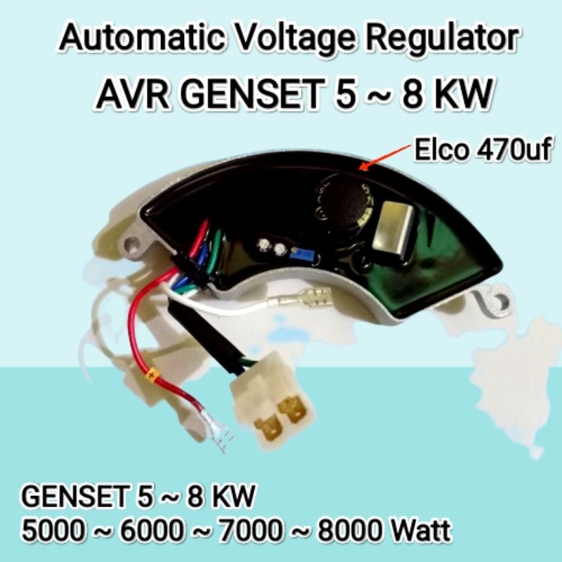 AVR genset 5-8KW 5000-8000 Watt / AVR jenset bulan sabit / AVR genset,jenset