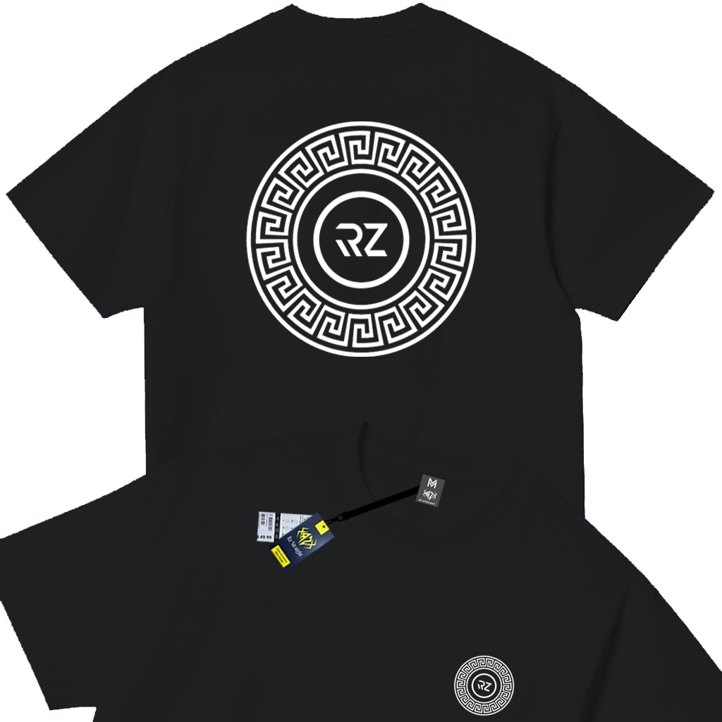 Rz Straight Kaos Distro Rz Force Debe Putih Lengan Pendek Print Quality Baju Pria & Wanita Unisex