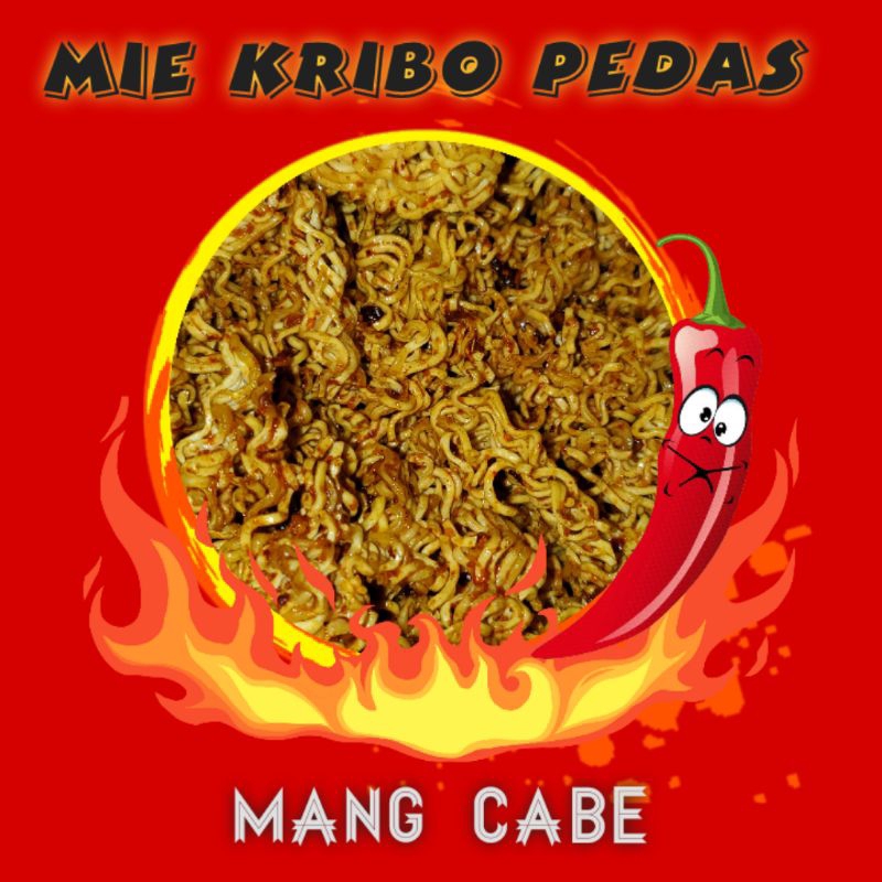 

MIE KRIBO PEDAS || MANG CABE || MIE KERITING