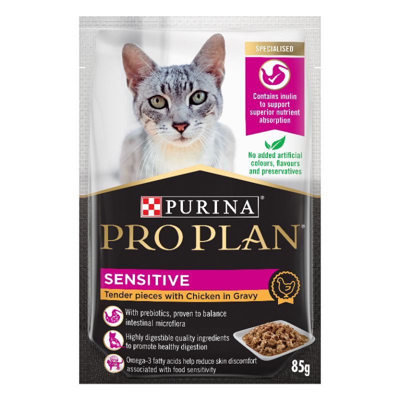 Proplan Pouch Fussy & Beauty makanan basah pro plan fussy/Pro Plan Sachet Fussy & Beauty 85gr