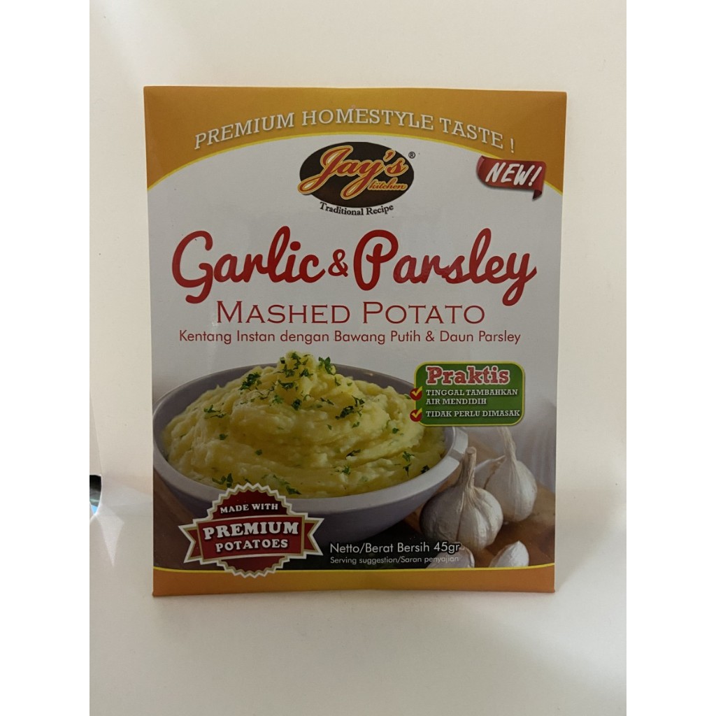 

JAY'S MASHED POTATO GARLIC & PARSLEY 45 GR