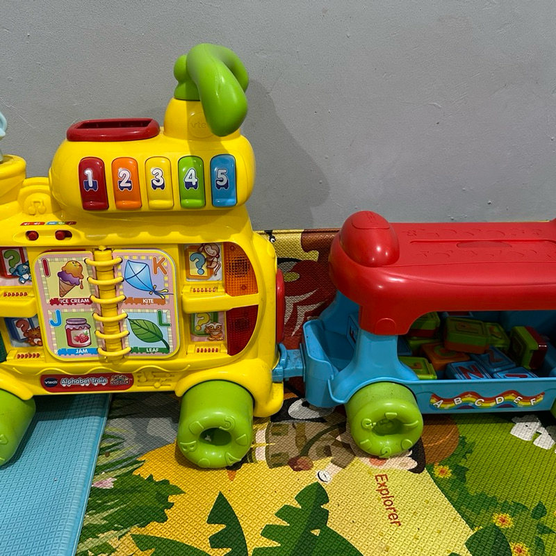 vtech alphabet train preloved