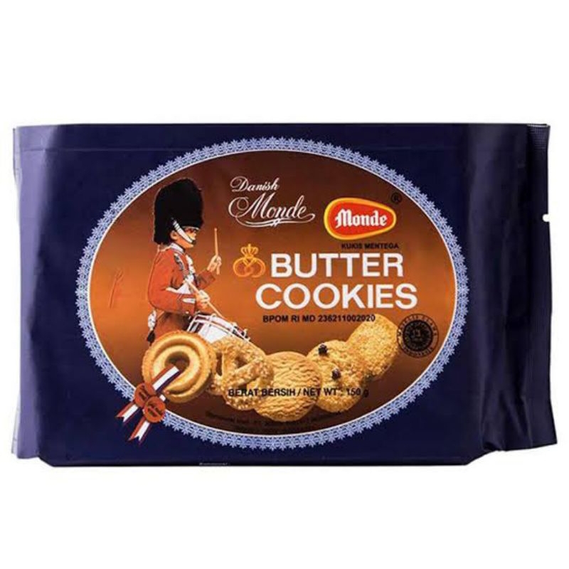 

Monde Butter Cookies Pack 150G / Biskuit Mentega / Butter Cookie