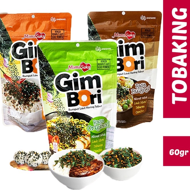 

[♥T94➤] Nori Tabur Gim Bori Rumput Laut Tabur Gimbori 60g Must Get it
